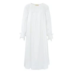 Cecile Smocked Dress | White