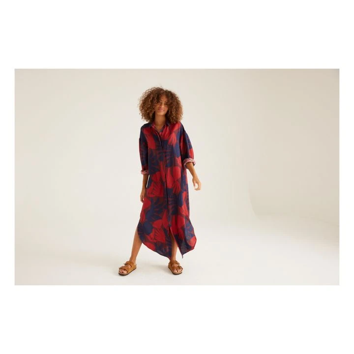 Urray Jungle Face Dress | Red 4 Urray Jungle Face Dress | Red - Image 2