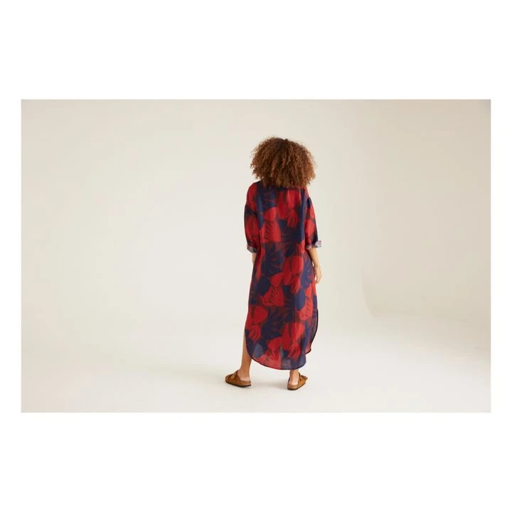 Urray Jungle Face Dress | Red 6 Urray Jungle Face Dress | Red - Image 4