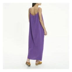 Nissa Double Cotton Gauze Dress | Purple -A.P.C. Store unnamed file 1963