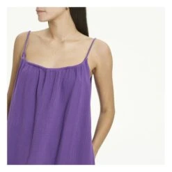 Nissa Double Cotton Gauze Dress | Purple -A.P.C. Store unnamed file 1964