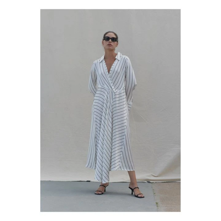 Birgitte Herskind Geraldine Striped Dress | White 4 Birgitte Herskind Geraldine Striped Dress | White - Image 2