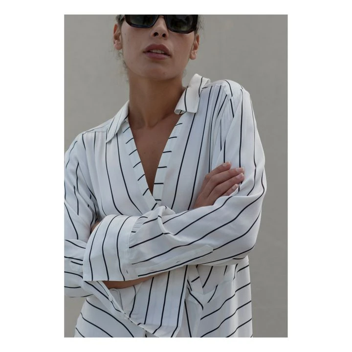 Birgitte Herskind Geraldine Striped Dress | White 5 Birgitte Herskind Geraldine Striped Dress | White - Image 3