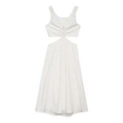 ANINE BING Dione Dress | White