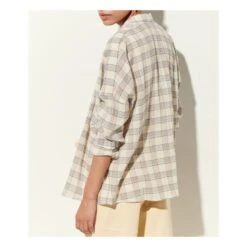 Delima Checked Shirt | Ecru -A.P.C. Store unnamed file 2