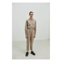 Edgar Organic Cotton Poplin Shirt | Beige -A.P.C. Store unnamed file 200