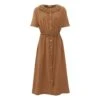 Camarine Madame Dress - Women's Collection | Brown -A.P.C. Store unnamed file 2015
