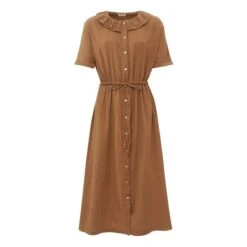 Camarine Madame Dress - Women's Collection | Brown