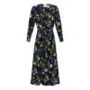 FORTE_FORTE Robe "Belle De Jour" Soie Crêpe De Chine | Blue Black -A.P.C. Store unnamed file 2023