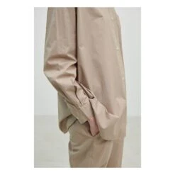 Edgar Organic Cotton Poplin Shirt | Beige -A.P.C. Store unnamed file 203