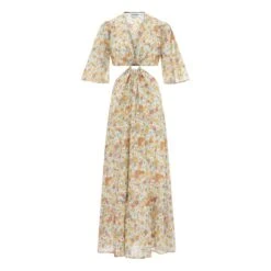 ANTIK BATIK Marty Cut Out Dress | Sunflower Yellow