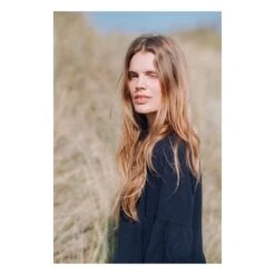 Vero Cotton Gauze Dress | Navy Blue -A.P.C. Store unnamed file 2056