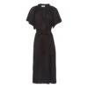 Diane Bubble Crepe Dress | Black