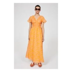 Rodebjer Mercurius Silk Dress | Orange 11 Rodebjer Mercurius Silk Dress | Orange -A.P.C. Store unnamed file 2087