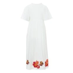 LEON & HARPER Roe Embroidered Organic Cotton Dress | White -A.P.C. Store unnamed file 2110