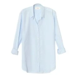 Beau Cotton Poplin Shirt | Light Blue