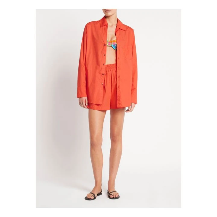 Faithfull The Brand Tropea Shirt | Orange 4 Faithfull The Brand Tropea Shirt | Orange - Image 2