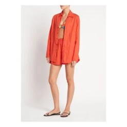 Faithfull The Brand Tropea Shirt | Orange 9 Faithfull The Brand Tropea Shirt | Orange -A.P.C. Store unnamed file 228