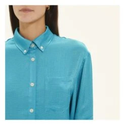 American Vintage Shaning Shirt | Aqua -A.P.C. Store unnamed file 23