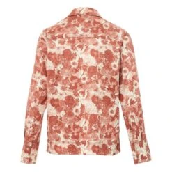 Ganni Crumpled Satin Shirt | Terracotta -A.P.C. Store unnamed file 247