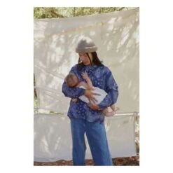 Bandana Breastfeeding Shirt | Blue -A.P.C. Store unnamed file 249