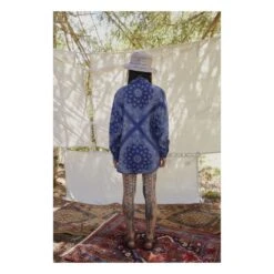 Bandana Breastfeeding Shirt | Blue -A.P.C. Store unnamed file 253