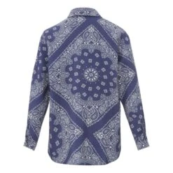 Bandana Breastfeeding Shirt | Blue -A.P.C. Store unnamed file 255