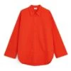 By Malene Birger Derris Organic Cotton Shirt | Corail Orange -A.P.C. Store unnamed file 260