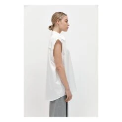 Shirt With Removable Sleeves | White -A.P.C. Store unnamed file 29