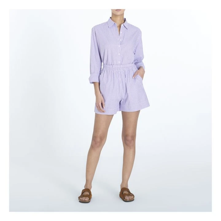 Amalfi Beau Striped Shirt | Purple 4 Amalfi Beau Striped Shirt | Purple - Image 2
