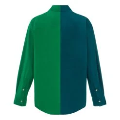 Duo Poplin Shirt | Green -A.P.C. Store unnamed file 301