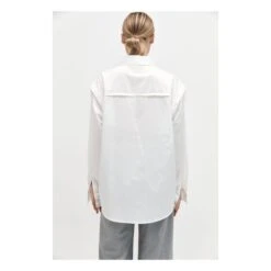 Shirt With Removable Sleeves | White -A.P.C. Store unnamed file 31