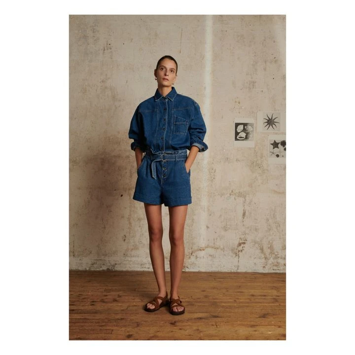 Soeur Lion Denim Shirt | Washed Blue 4 Soeur Lion Denim Shirt | Washed Blue - Image 2