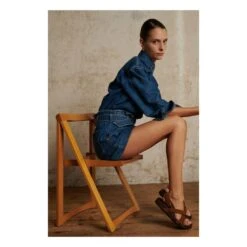 Soeur Lion Denim Shirt | Washed Blue 9 Soeur Lion Denim Shirt | Washed Blue -A.P.C. Store unnamed file 326