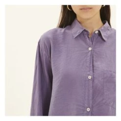 Habutai Shirt | Purple -A.P.C. Store unnamed file 332