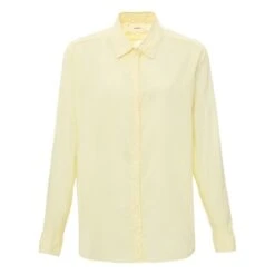 Beau Cotton Poplin Shirt | Yellow