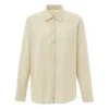 Beau Cotton Poplin Shirt | Oatmeal