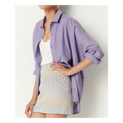 Hinika Striped Shirt | Purple -A.P.C. Store unnamed file 387