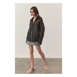 Sheer Silk And Cotton Shirt | Black 16 Sheer Silk And Cotton Shirt | Black -A.P.C. Store unnamed file 418