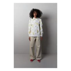 Stella Nova Sara Sia Organic Cotton Overshirt | White -A.P.C. Store unnamed file 427
