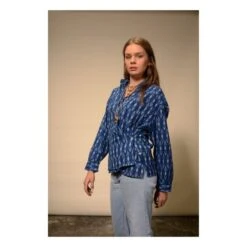 Ikat Shirt | Indigo Blue -A.P.C. Store unnamed file 451