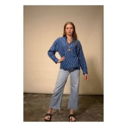 Ikat Shirt | Indigo Blue -A.P.C. Store unnamed file 452