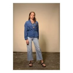 Ikat Shirt | Indigo Blue -A.P.C. Store unnamed file 453