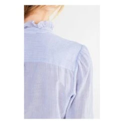 Vanessa Bruno Nicolas Striped Shirt | Blue -A.P.C. Store unnamed file 479