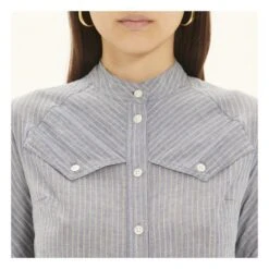 Chlo Striped Shirt | Blue -A.P.C. Store unnamed file 501