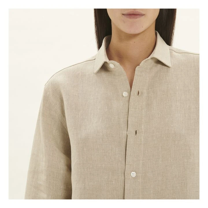 Ole Linen Shirt | Ecru 6 Ole Linen Shirt | Ecru - Image 4