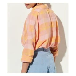 Delima Checked Shirt | Orange -A.P.C. Store unnamed file 529