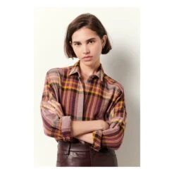 Deliwool Shirt | Purple -A.P.C. Store unnamed file 543