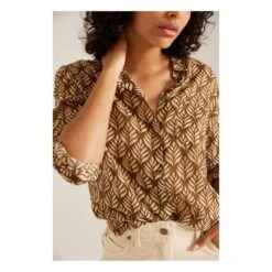 Anita Palmtree Shirt | Bronze -A.P.C. Store unnamed file 569