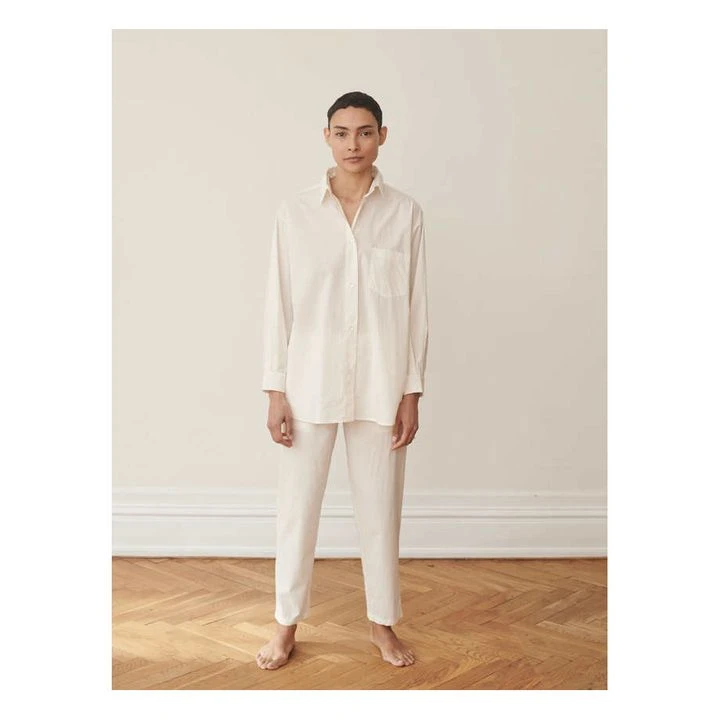 Edgar Organic Cotton Shirt | Ecru 4 Edgar Organic Cotton Shirt | Ecru - Image 2